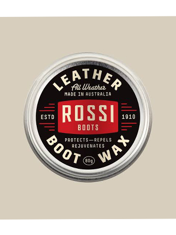 Rossi Boots Leather Boot Wax Protects Repels Rejuvenates