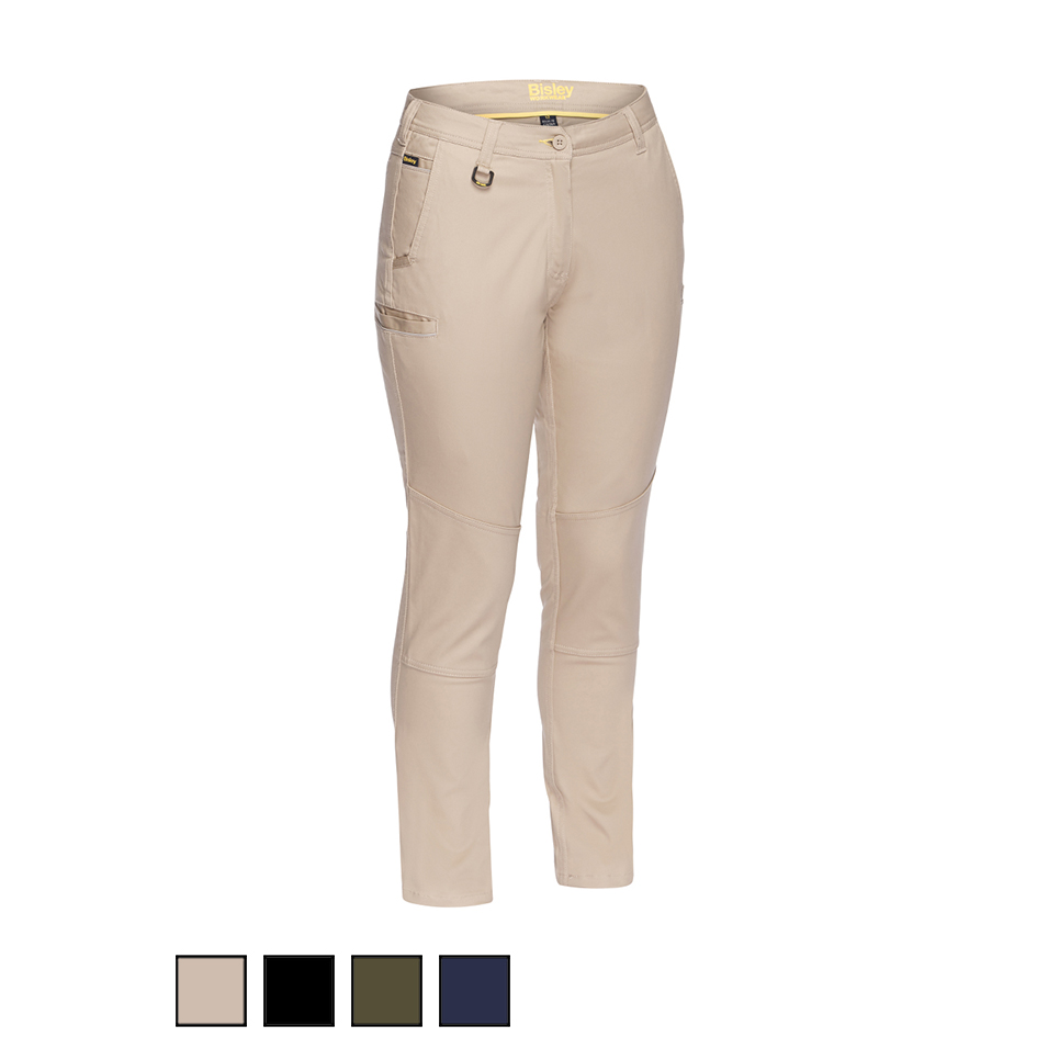 Bisley Ladies Stretch Cotton Pant BPL6015 - The Workers Shop