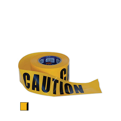 Pro Choice Caution Barricade Tape 100M x 75MM CT10075