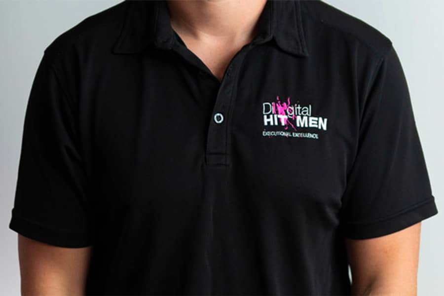 Digital Hitmen SHirt Embroidery