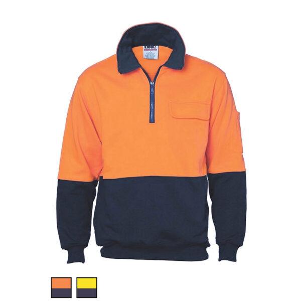 DNC Cotton Fleecy 1/2 Zip Windcheater 3923