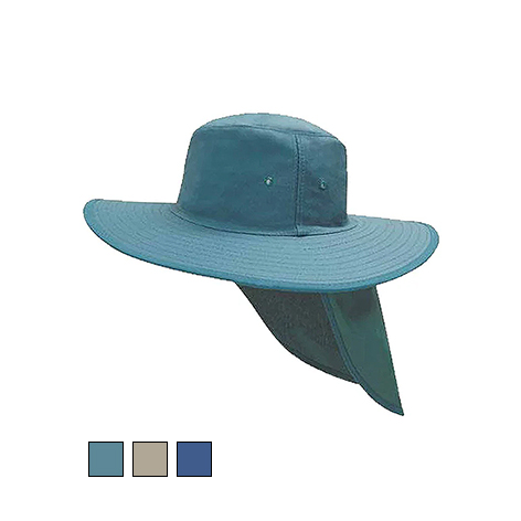 Y Collection Canvas Hat With Flap Y1270