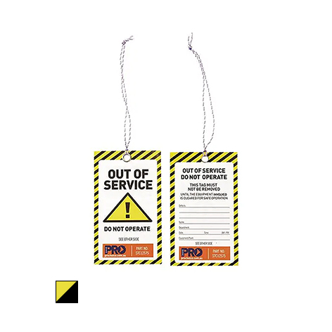 Pro Choice Caution Tags 100 Pack STC12575