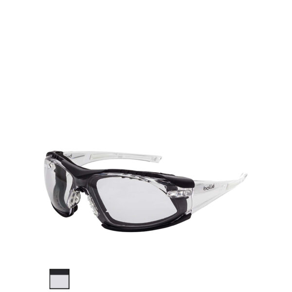 Bolle Rush Foam Back Safety Glasses Clear 1652301PS