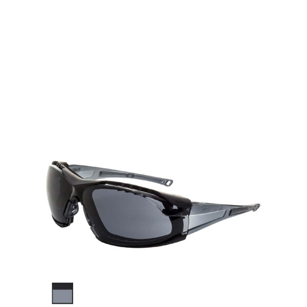 Bolle Rush Foam Back Safety Glasses Smoke 1652302PS