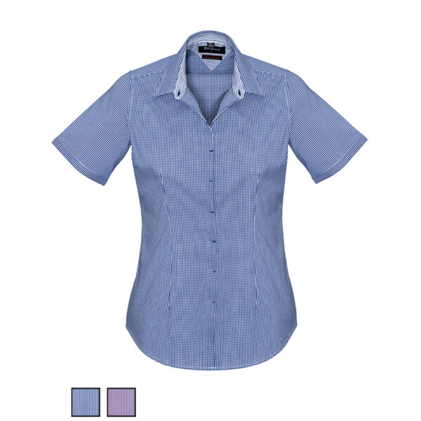 Biz Corporate Ladies Newport Short Sleeve Shirt 42512