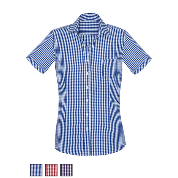 Biz Corporate Ladies Springfield Short Sleeve Shirt 43412