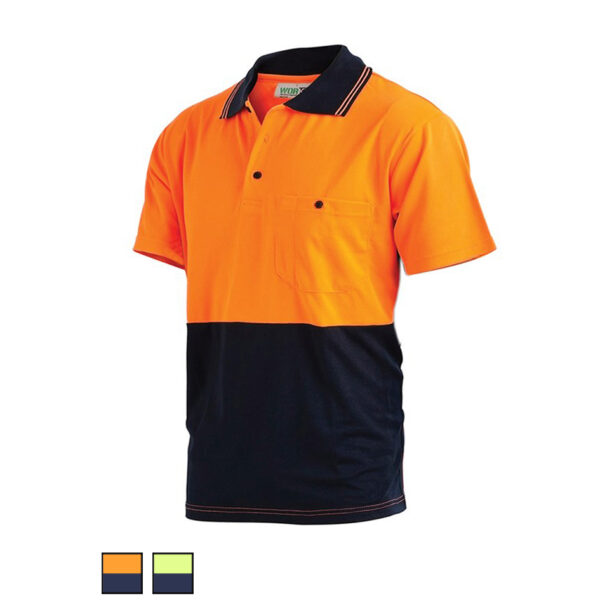 Workit Short Sleeve Cotton Back Polo 5005