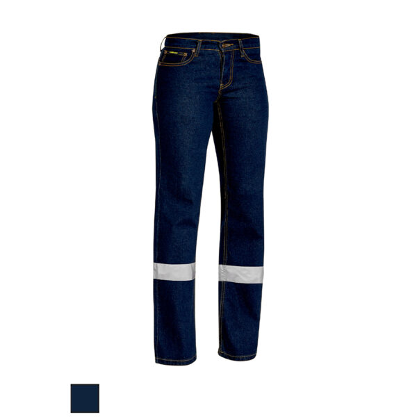Bisley Ladies Rough Rider Taped Stretch Jean BPL6712T