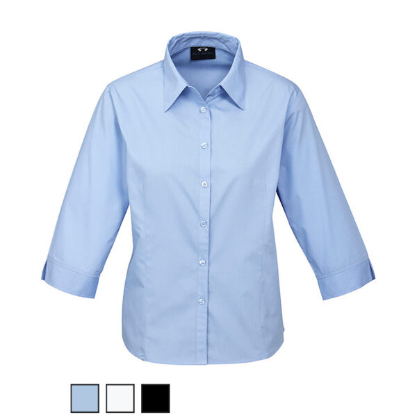Fashion biz Ladies Base 3/4 Sleeve Shirt S10521