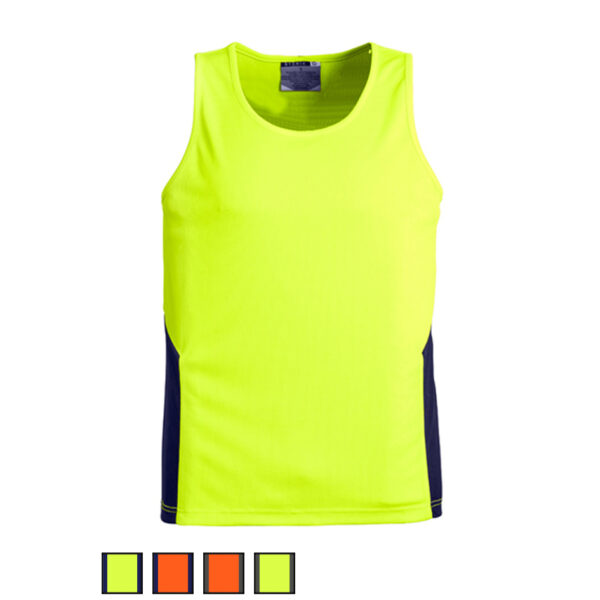 Syzmik Squad Hivis Singlet ZH239