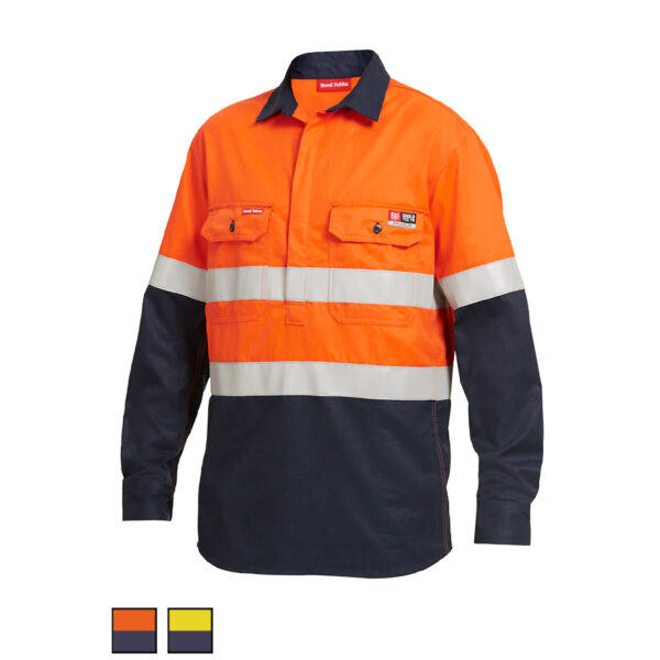 Hard Yakka Closed front PPE2 Fire Retardant Shirt Y04550