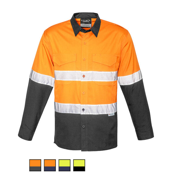 Syzmik Ripstop Rugged Cooling Taped Shirt ZW129