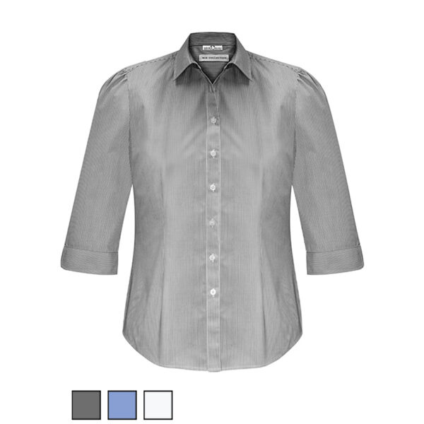 Fashion biz Ladies Euro 3/4 Sleeve Shirt S812LT