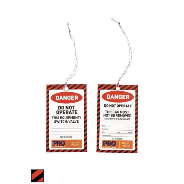 Pro Choice Danger Tags 100 Pack STD12575