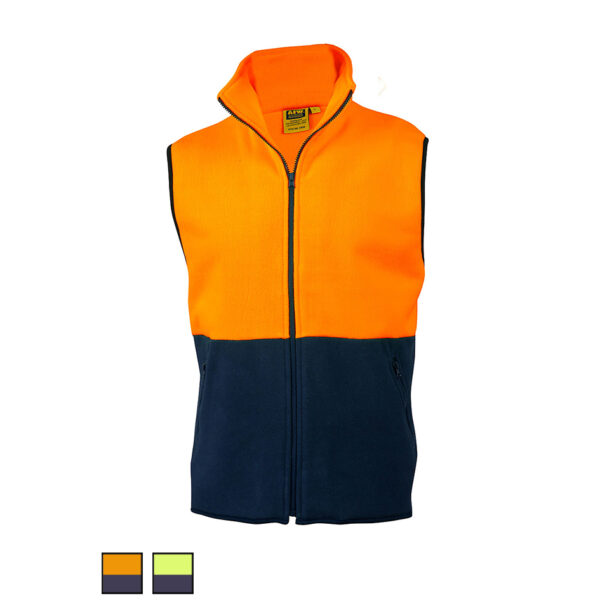 Winning Spirit Hivis Polar Fleece Vest SW08