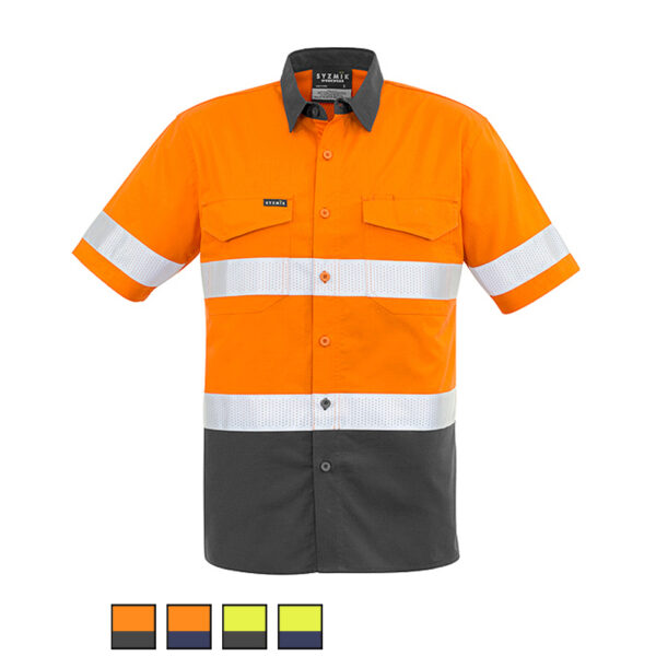 Syzmik Short Sleeve Rugged Taped Shirt ZW835