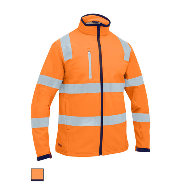 Bisley Taped Hivis Softshell Jacket BJ6058T