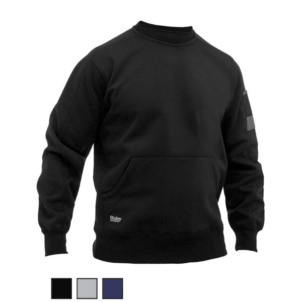 Bisley Work Fleece Crew Neck Jumper BK6723