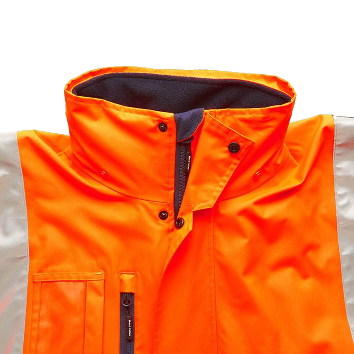 03-Y06057_OrangeNavy.jpg Hard Yakka 4 in 1 Foundation Taped Jacket Y06057 - Image 4